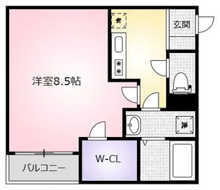 HOUSE GATE桜【2階】の間取り