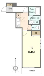 Katzen schloss【1階】の間取り