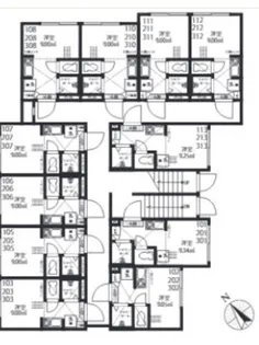 Nano上落合【1階】の間取り