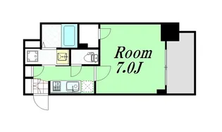 レオンコンフォート本町【4階】の間取り