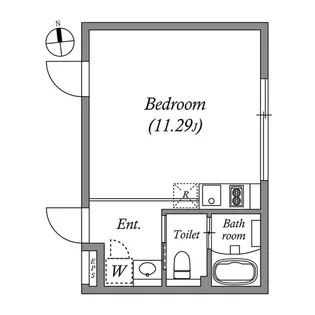 ALERO高円寺南【3階】の間取り