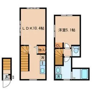 アザレ東武練馬【2階】の間取り