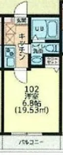 プラナス西谷I【1階】の間取り