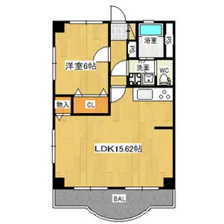 常陸ハイツ【1階】の間取り