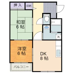メゾンド駒形【1階】の間取り