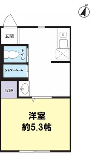 美鈴コーポ【2階】の間取り