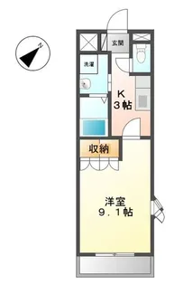 エイトピア八木【2階】の間取り