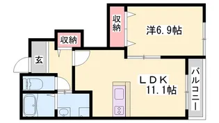 West House III【1階】の間取り