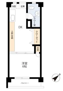 行徳マンション【4階】の間取り