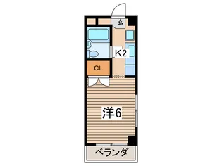 ユニバーサルハイツ【1階】の間取り