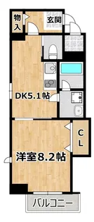 KSプレイス【4階】の間取り