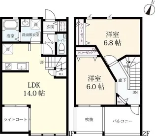 プレミアムアイランド上峰IIIの間取り