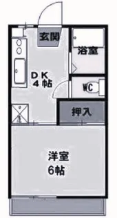 コーポ恵【2階】の間取り