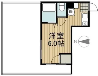 ハイツベルスプリング【6階】の間取り