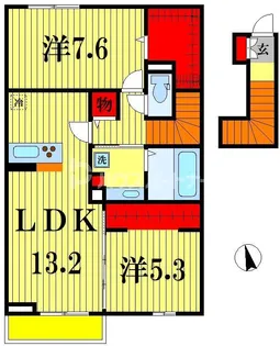 ベルウッド【2階】の間取り