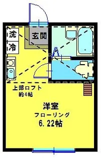 ルミエール東寺尾【2階】の間取り