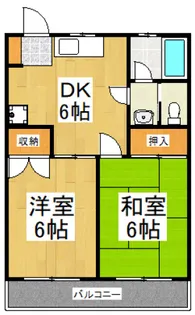 新堀マンション【1階】の間取り