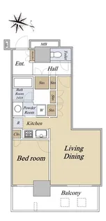 リエトコート武蔵小杉イーストタワー【11階】の間取り