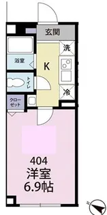 モンレーヴ南千住【4階】の間取り