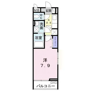 エポック松ヶ丘SS【1階】の間取り