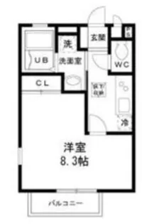 フォレストメゾンSK【1階】の間取り