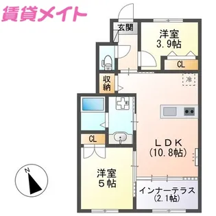 洸 II【1階】の間取り