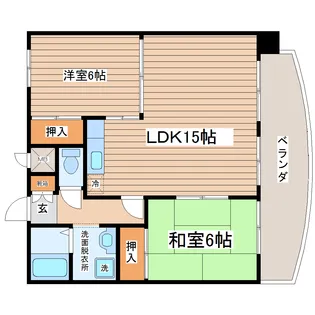 ボナール錦町【3階】の間取り