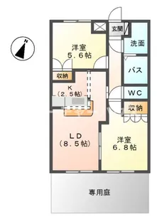 ブリリアントフォーチュン(Brilliant fortune)【1階】の間取り