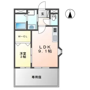 エクセレントAIRA【1階】の間取り