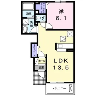 アンシャンテ【1階】の間取り