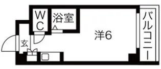 ドミール堺筋本町【5階】の間取り
