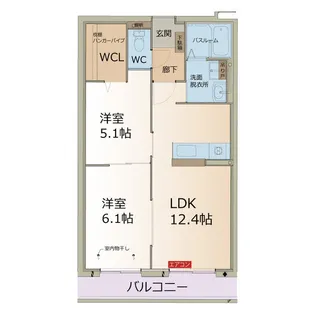 SUNNY HEART【3階】の間取り