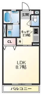 シエスタ別館North【3階】の間取り