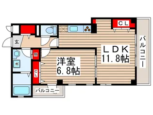 アルティスタII【1階】の間取り