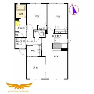 グランドハイツソフィア【1階】の間取り