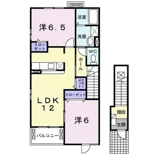 ノエル壱刻館【2階】の間取り