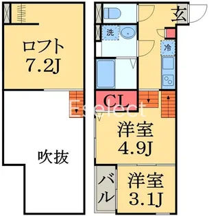 Lumiere亥鼻【2階】の間取り