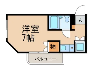 エクセレント名駅南【2階】の間取り