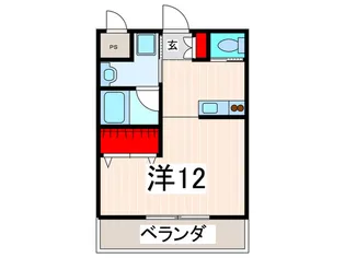 リブェ―ル東山【1階】の間取り