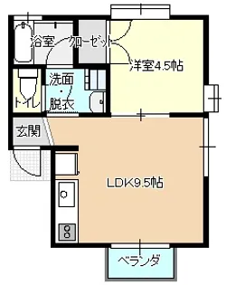 ソレイユ【1階】の間取り