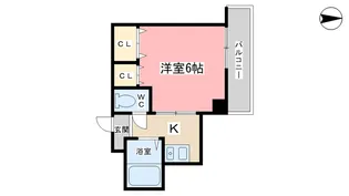 ヤマシナアーバンコテージ【2階】の間取り