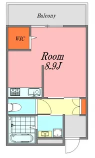 El Clasico駅前【2階】の間取り
