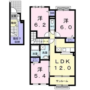 ビューサイト【2階】の間取り