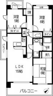 平野町パークホームズ【13階】の間取り