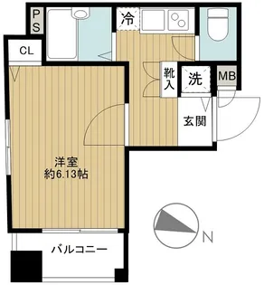 CYNTHIA FOUR-D HATAGAYA【3階】の間取り