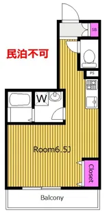 独立洗面 BT別 笹塚駅5分 Berg(ベルク)【2階】の間取り