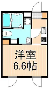 レピュア北千住レジデンス【3階】の間取り