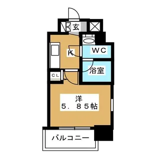 レジディア大森【3階】の間取り