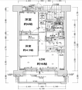 ワコーレ神戸水木通【6階】の間取り