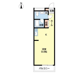 プレミールS【4階】の間取り